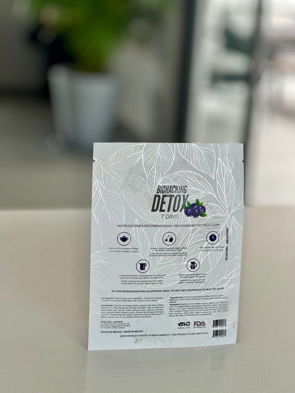 Té DETOX PARA 1 SEMANA